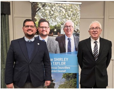 Cllr Ben Taylor and Cllr Mike Shirley