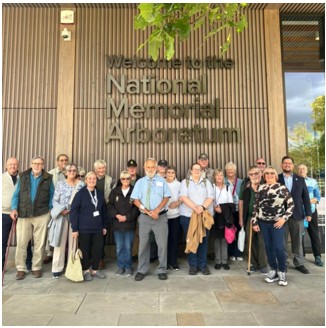 Cllrs Roy Denney, Cheryl Cashmore, and Ben Taylor with Veterans