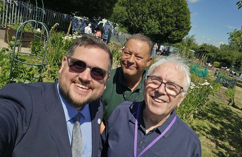 Cllr Ben Taylor and Cllr Mike Shirley