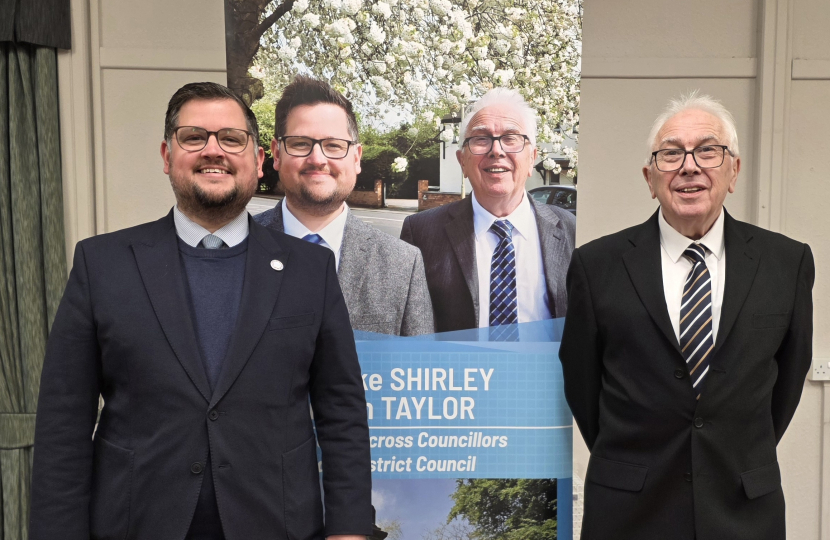 Cllr Ben Taylor and Cllr Mike Shirley