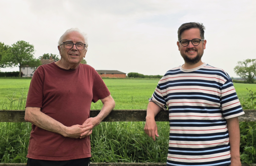 Cllr Mike Shirley and Cllr Ben Taylor