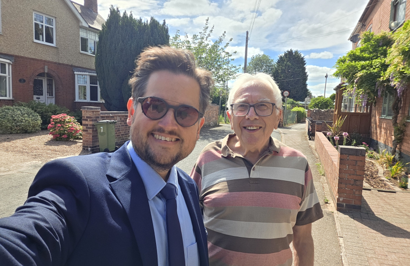 Cllrs Ben Taylor and Mike Shirley