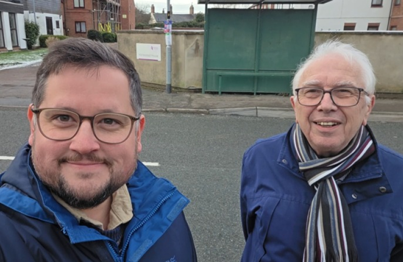 Cllr Ben Taylor and Cllr Mike Shirley