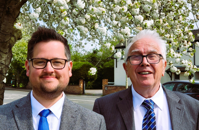 Cllr Ben Taylor and Cllr Mike Shirley 