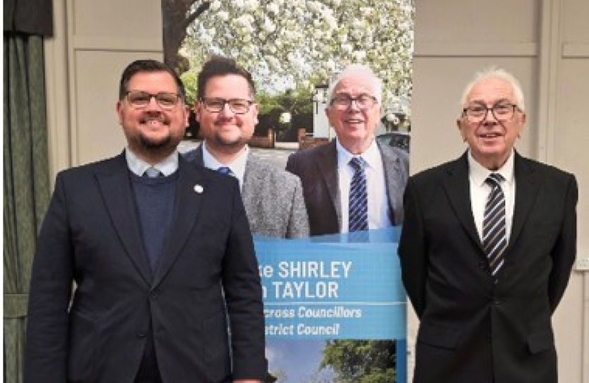 Cllr Ben Taylor and Cllr Mike Shirley