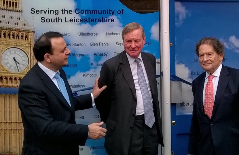 Alberto Costa MP, Lord Andrew Robathan and Lord Nigel Lawson