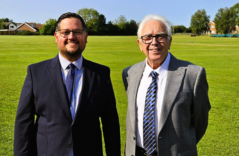 Cllrs Ben Tarlor and Mike Shirley