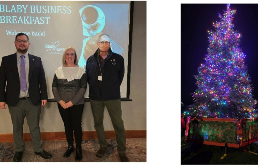 Cllr Ben Taylor, Cheryl Cashmore and Mark Jackson