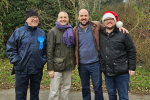 Cllr Ben Taylor and Cllr Mike Shirley With MP Alberto Costa