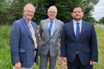 Cllr Ben Taylor and Cllr Mike Shirley With PCC Rupert Matthews