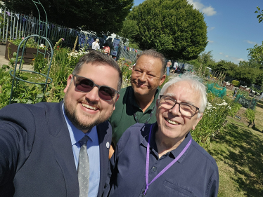 Cllr Ben Taylor and Cllr Mike Shirley