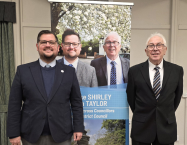 Cllr Ben Taylor and Cllr Mike Shirley