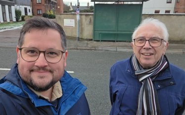 Cllr Ben Taylor and Cllr Mike Shirley