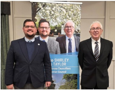 Cllr Ben Taylor and Cllr Mike Shirley