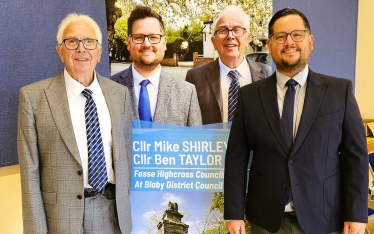 Cllr Ben Taylor and Cllr Mike Shirley at Cllrs Surgery