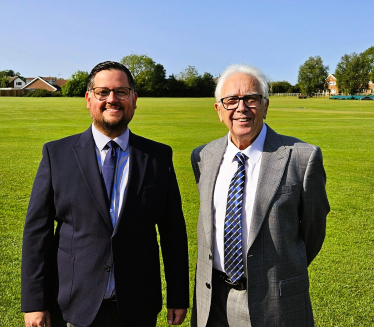 Cllrs Ben Tarlor and Mike Shirley